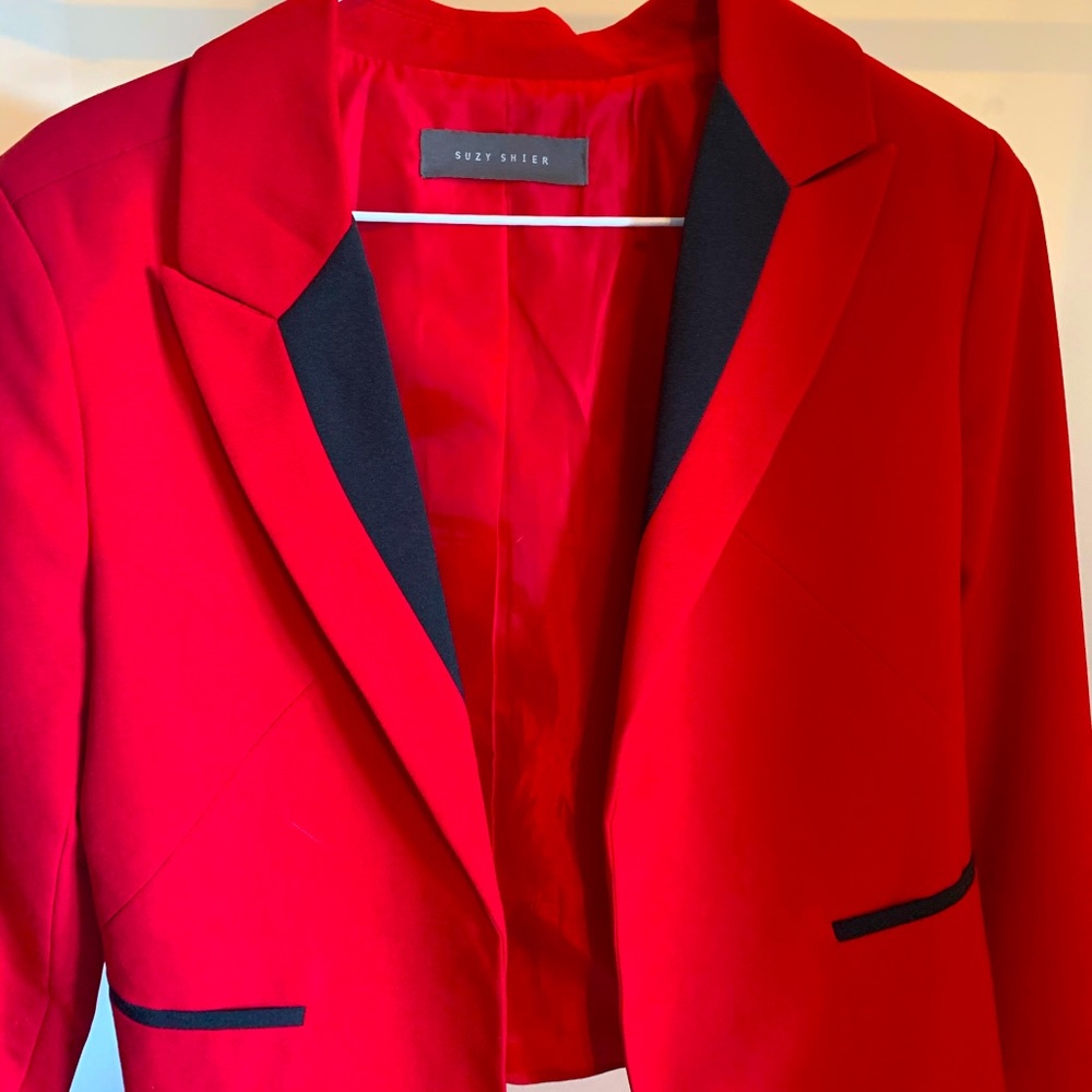 Red blazer